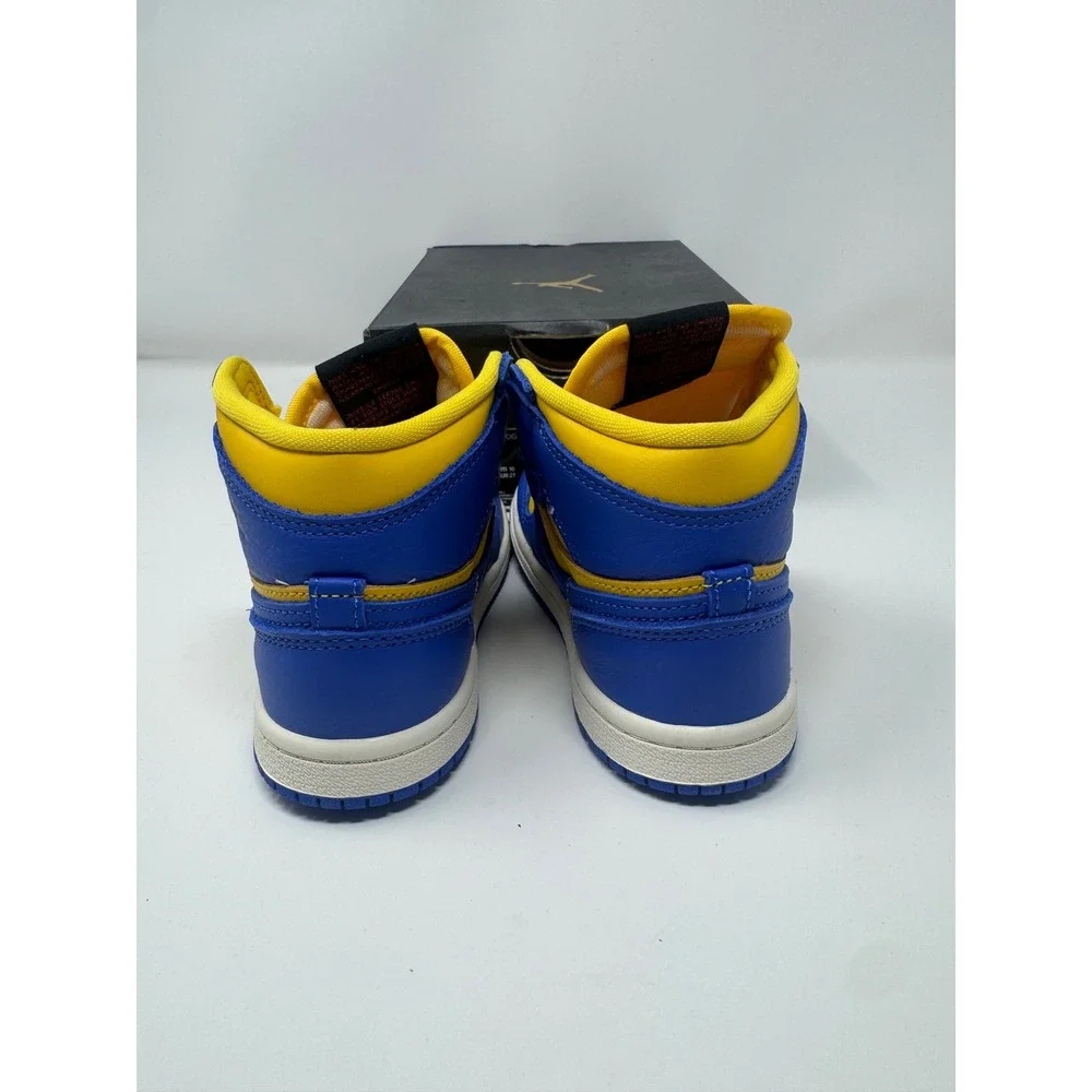 Jordan 1 Retro High OG TD Varsity Maize Game Royal Blue FD2598-700 Toddler 10C